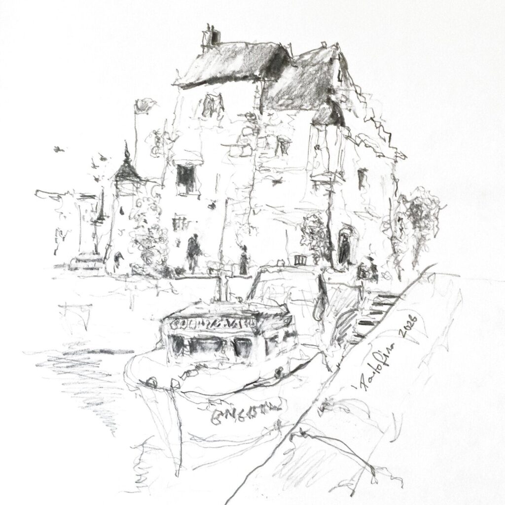 zeichnen urban scetching portofino